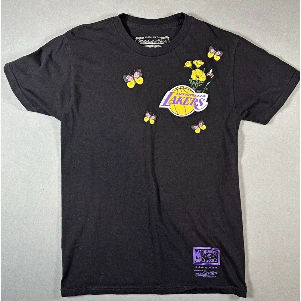Mitchell & Ness Los Angeles Lakers NBA Basketball Graphic T-Shirt Black